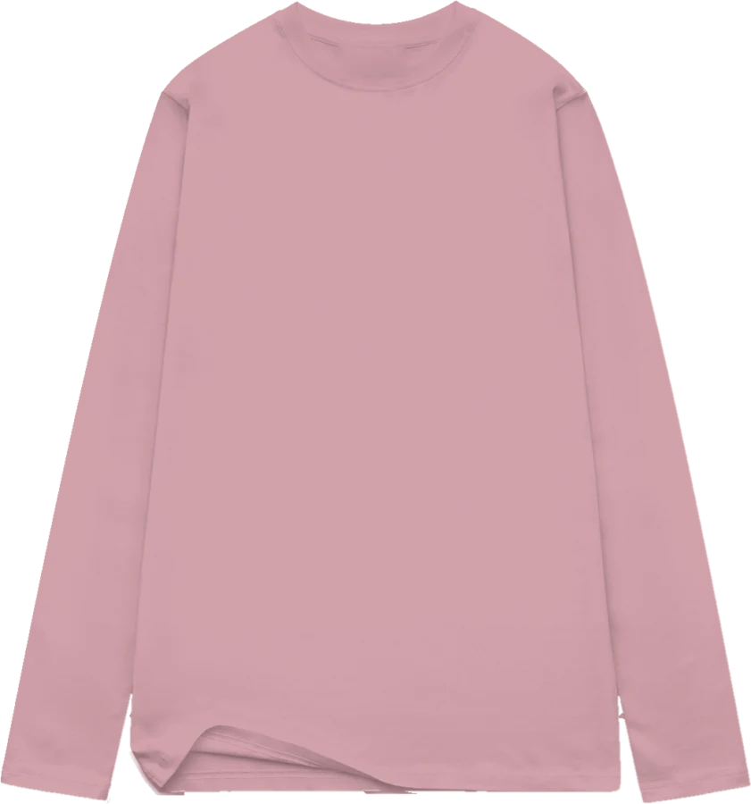 Longsleeve altrosa, flach