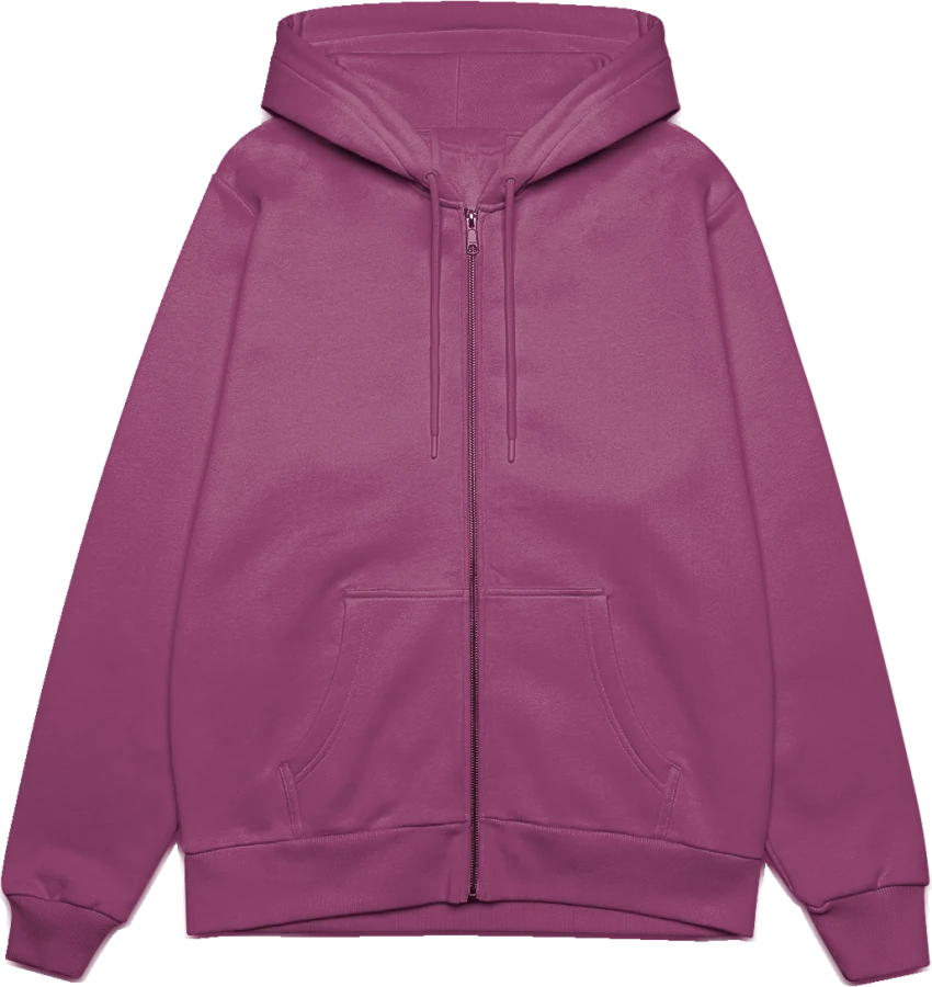 Zip Hoodie magenta, flach