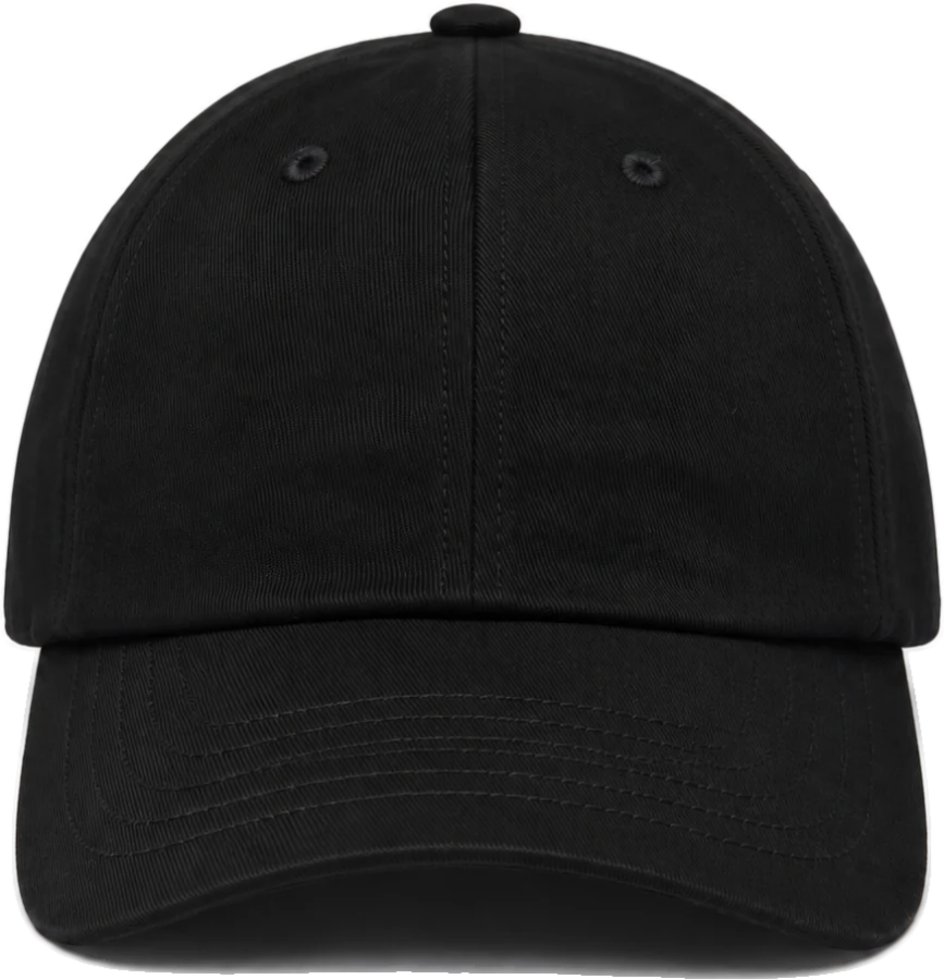 Cap schwarz, flach